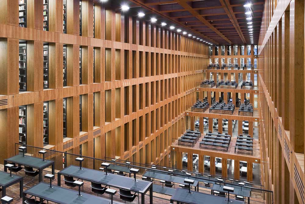 Grimm-Zentrum Bibliothek der HU Berlin | Architekt Max Dudler