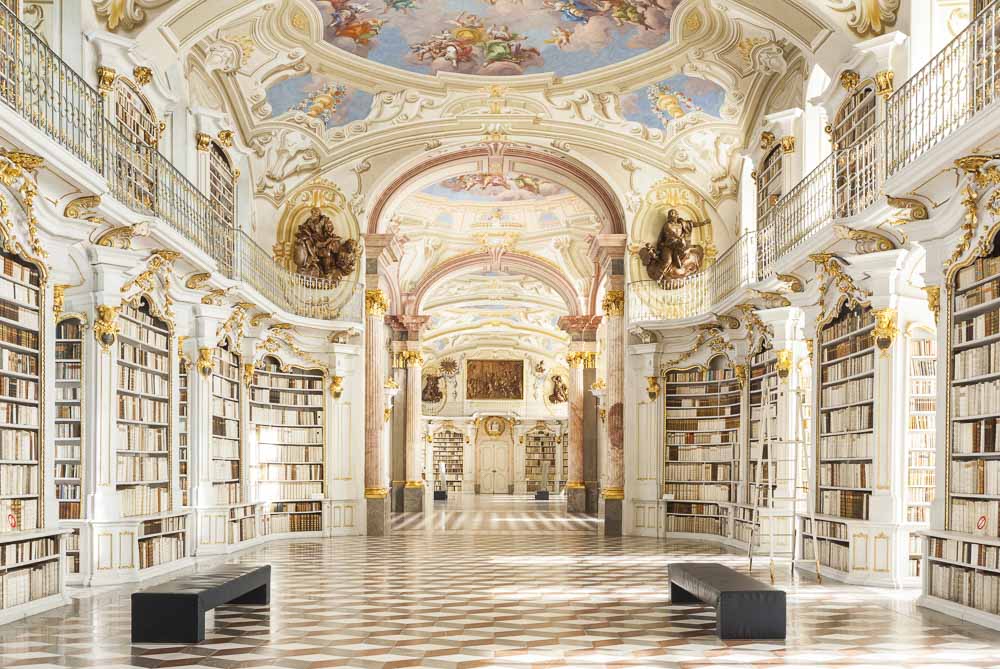 Klosterbibliothek Admont, Österreich | Architekt Josef Hueber