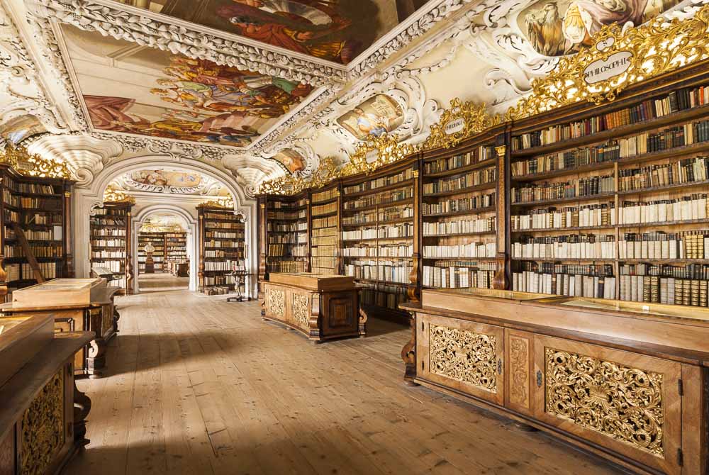 Stiftsbibliothek Kremsmünster, Oberösterreich | Architekt Carlo Antonio Carlone