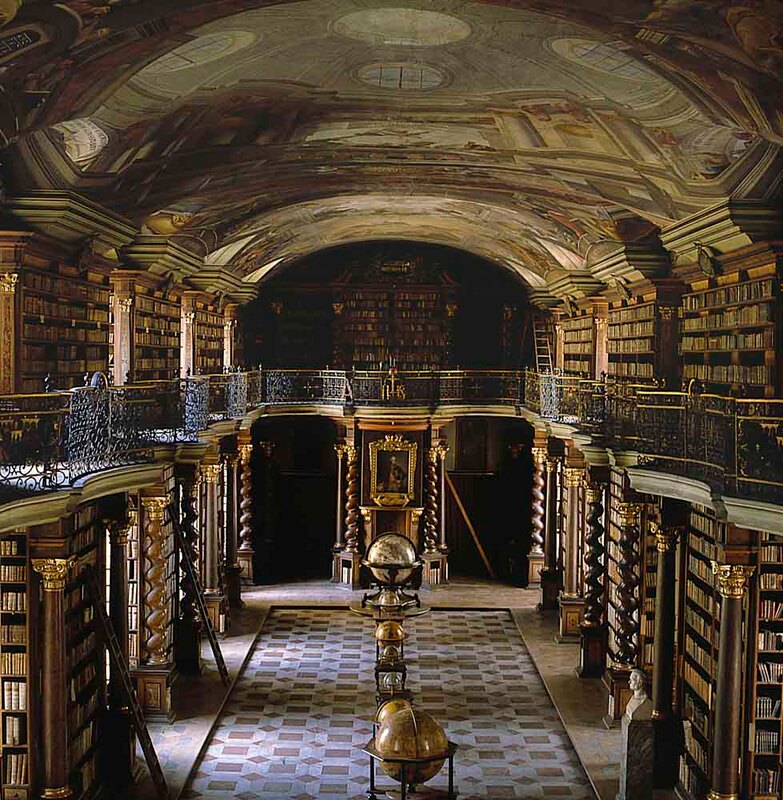 Bibliothek Klementinum, Kloster Strahow, Prag