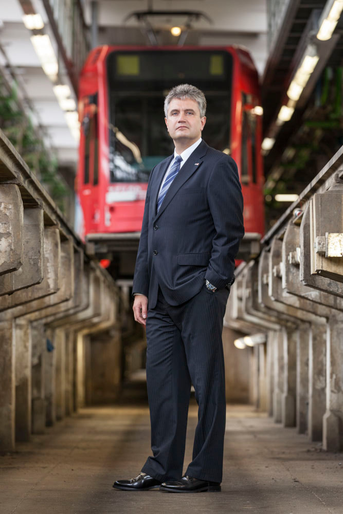 Peter Densborn, Vorstand und Arbeitsdirektor der Kölner Verkehrs-Betriebe AG 